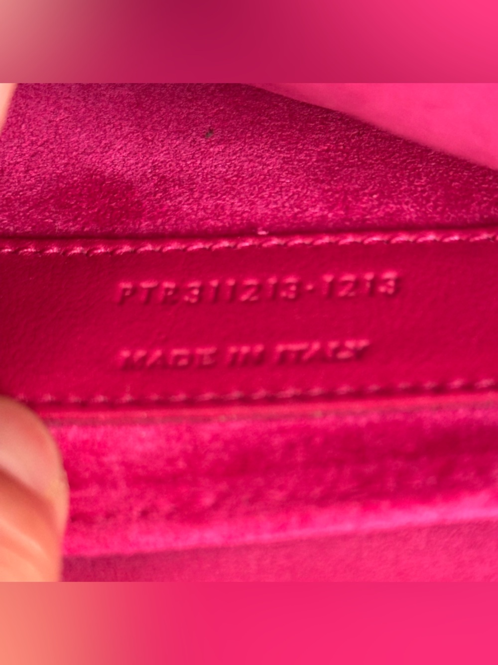 Saint Laurent Fuchsia Pink Leather Classic Y Ligne Clutch - Picture 14 of 16